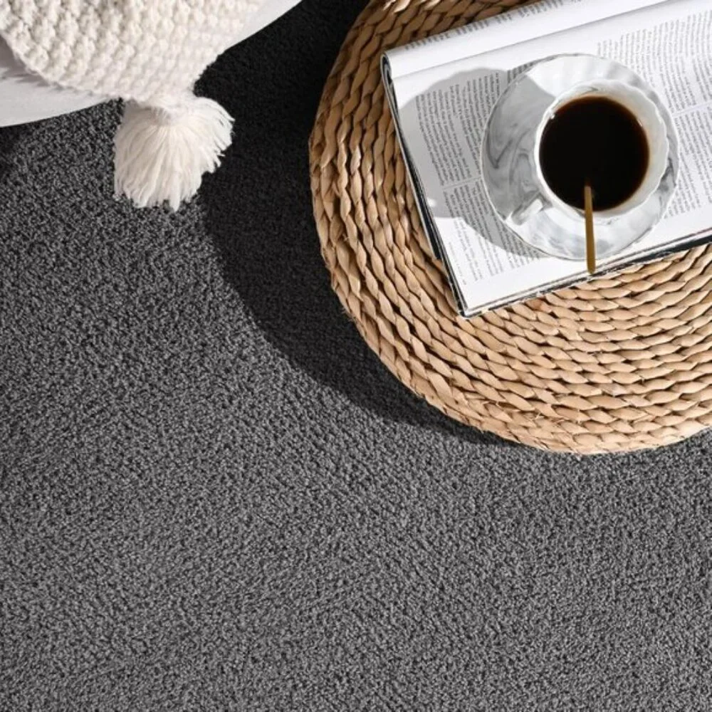 New 5x8 Dark Grey Area Rug, Ultra Soft Memory Foam Carpet for Home & Room Decor